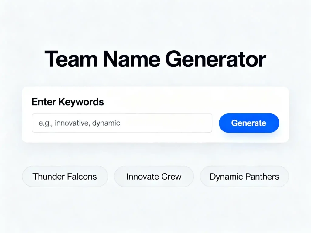 Team Name Generator