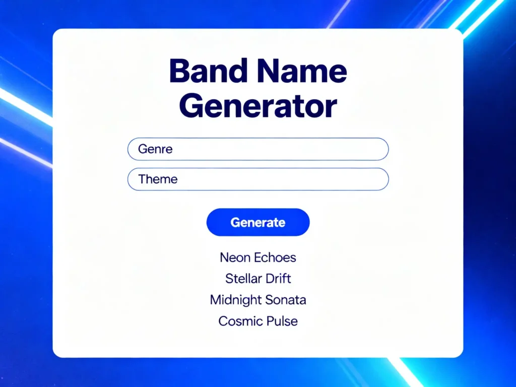 Band Name Generator