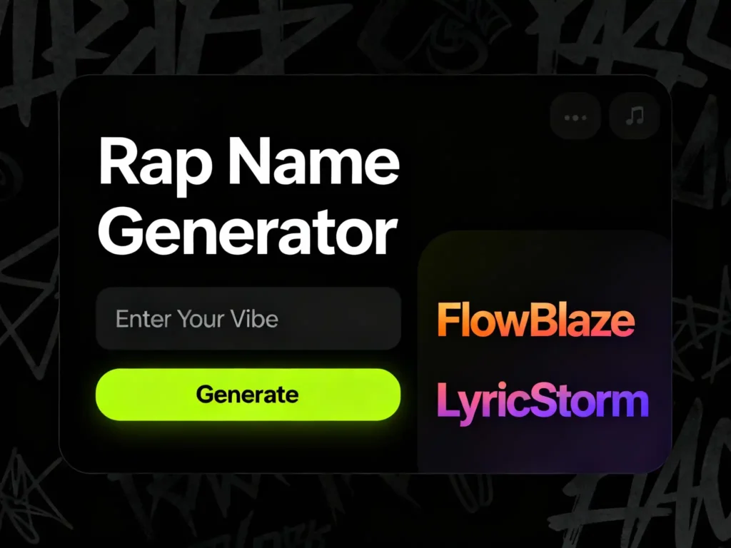 Rap Name Generator